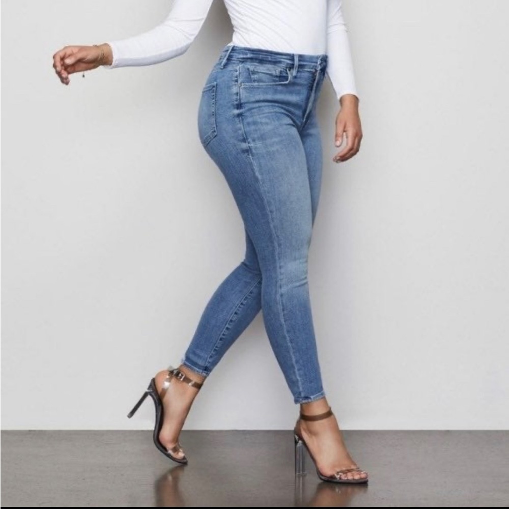 NWT Good American Good Waist Skinny Jean Blue 780 Size 2/26